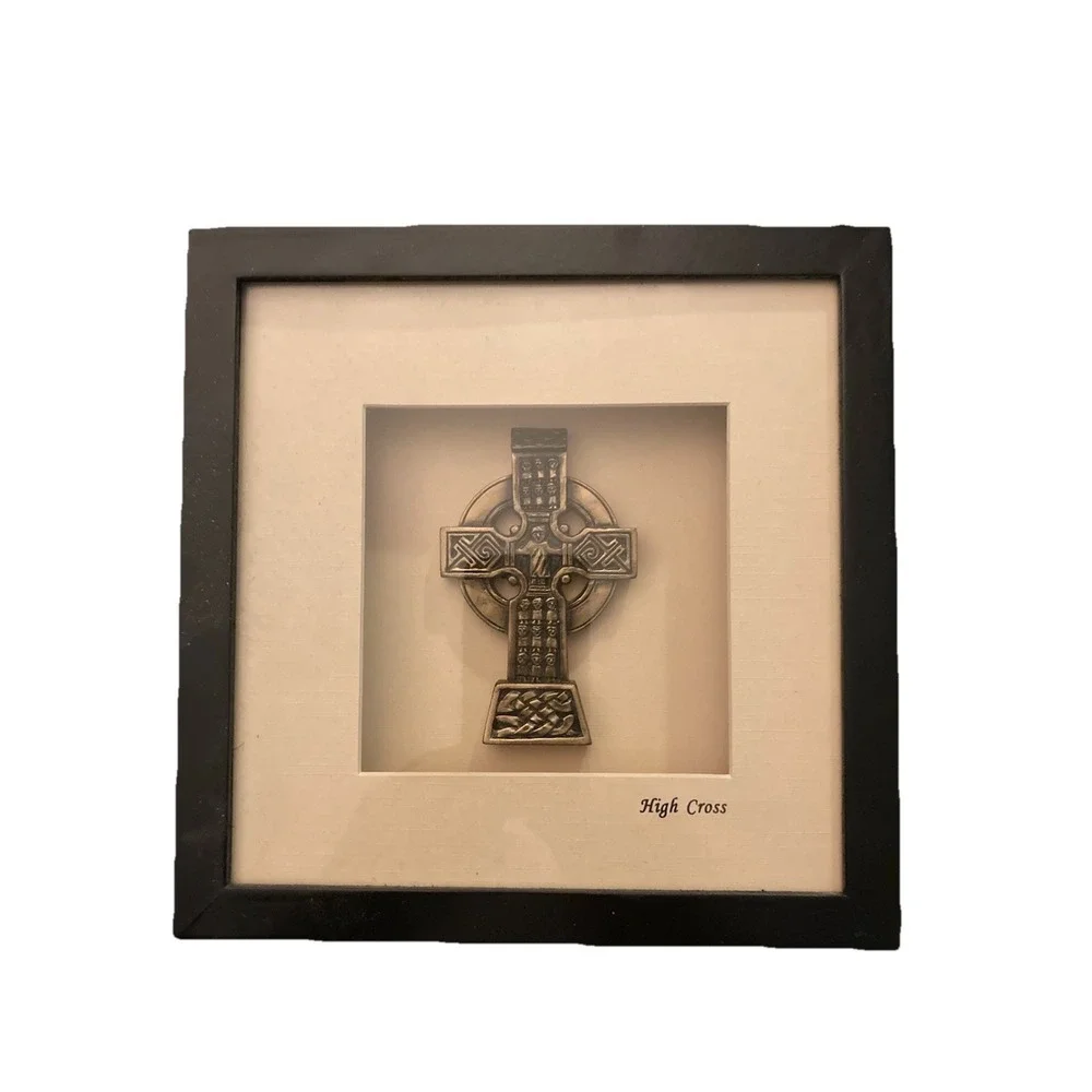 Celtic Shadows The High Cross Shadow Box Framed‎ Ireland